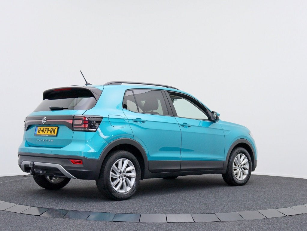 Volkswagen T-Cross 1.0 TSI Life | Trekhaak | Navi | Vierseiz, Auto's, 620 kg, 49 €/maand, Origineel Nederlands, Bedrijf