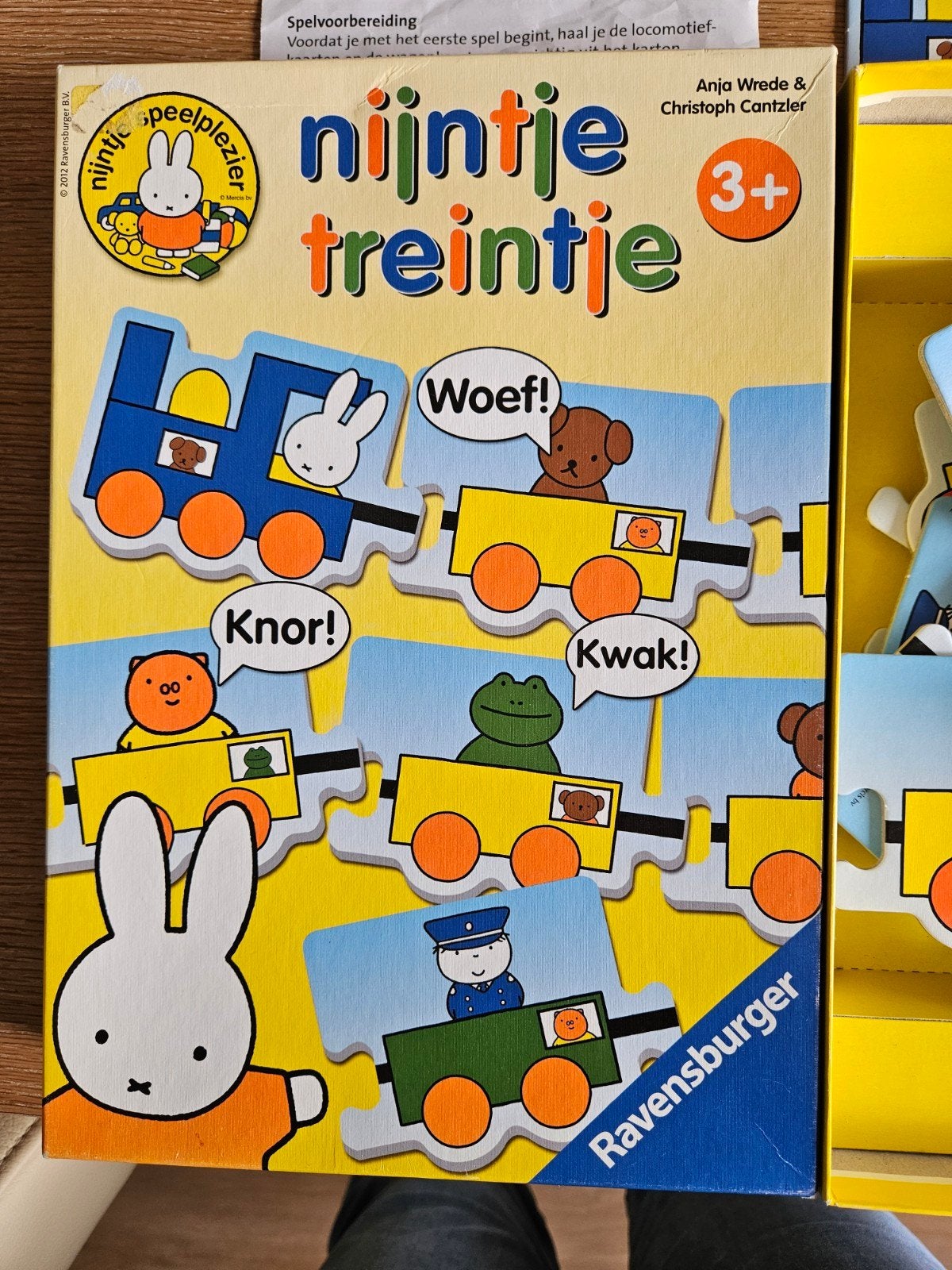 Nijntje Treintje Ravensburger - Educatief Geheugenspel, Ophalen of Verzenden, Zo goed als nieuw, Taal en Lezen