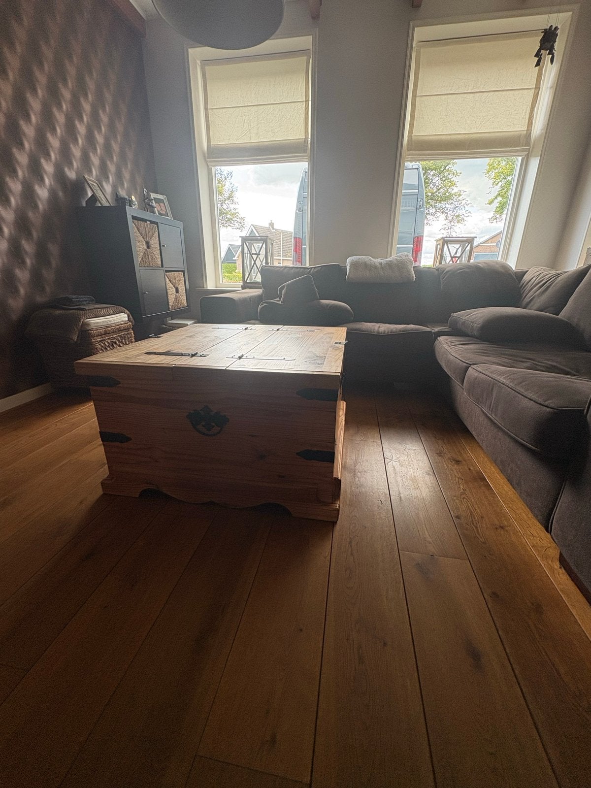 Deken kist salon tafel 90x90, Huis en Inrichting, Ophalen, Gebruikt, 50 tot 100 cm, 75 tot 100 cm