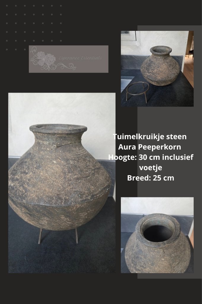 Aura Peeperkorn tuimelkruikje, Ophalen of Verzenden, Zo goed als nieuw, Steen/keramiek, Landelijk