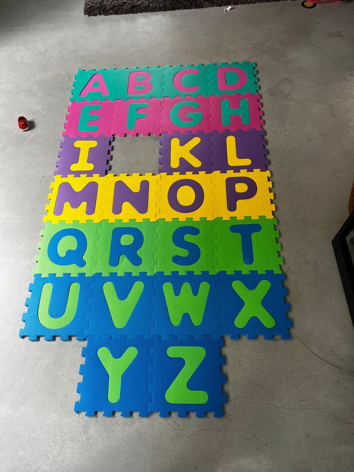 Speelmat ABC, Ophalen, Gebruikt