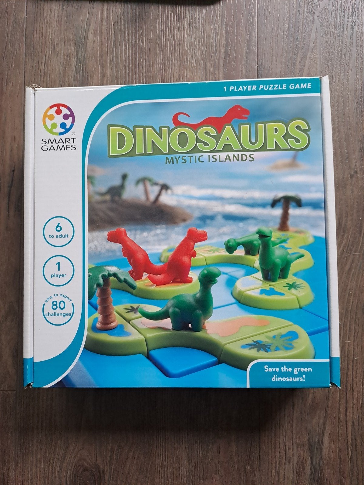 SmartGames Dinosaurs Mystic Islands Puzzelspel, Ophalen of Verzenden, Zo goed als nieuw, Puzzelen