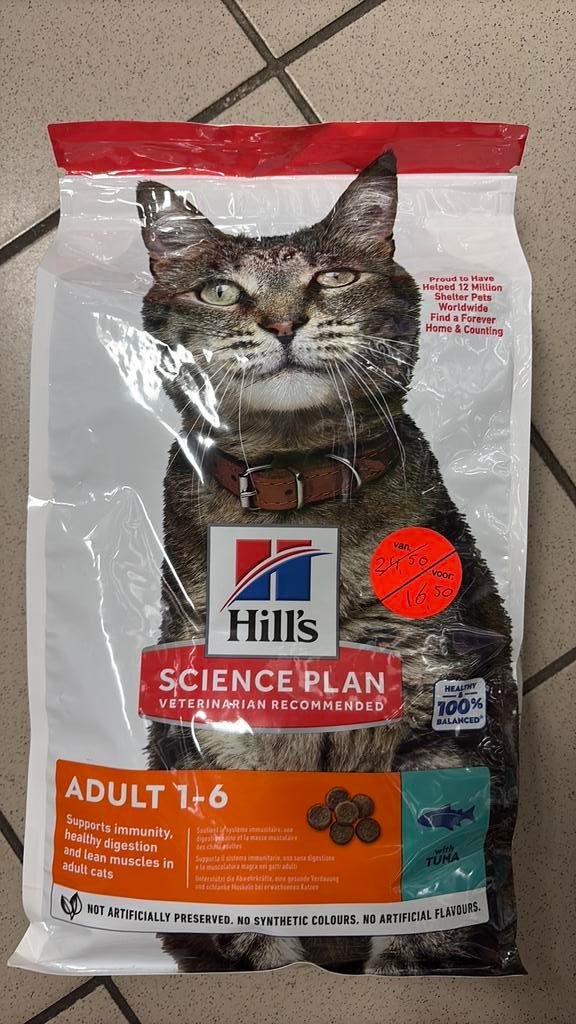 Hills kat tonijn 1,5kg, Ophalen of Verzenden, Kat