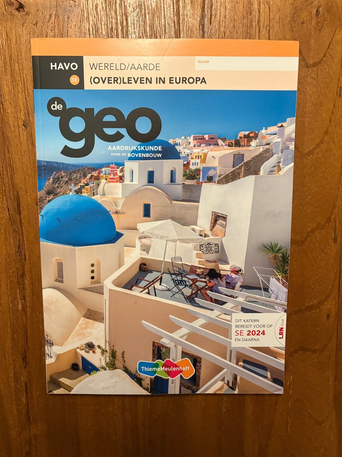 Aardrijkskundeboek HAVO (over) leven in europa, Ophalen of Verzenden, Zo goed als nieuw, HAVO, Aardrijkskunde