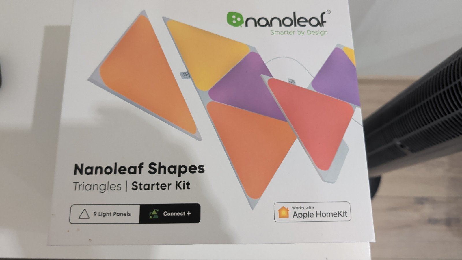 Nanoleaf Shapes Triangles Starter Kit - Smart LED Panelen, Huis en Inrichting, Kleur aanpasbaar, Ophalen of Verzenden, Zo goed als nieuw