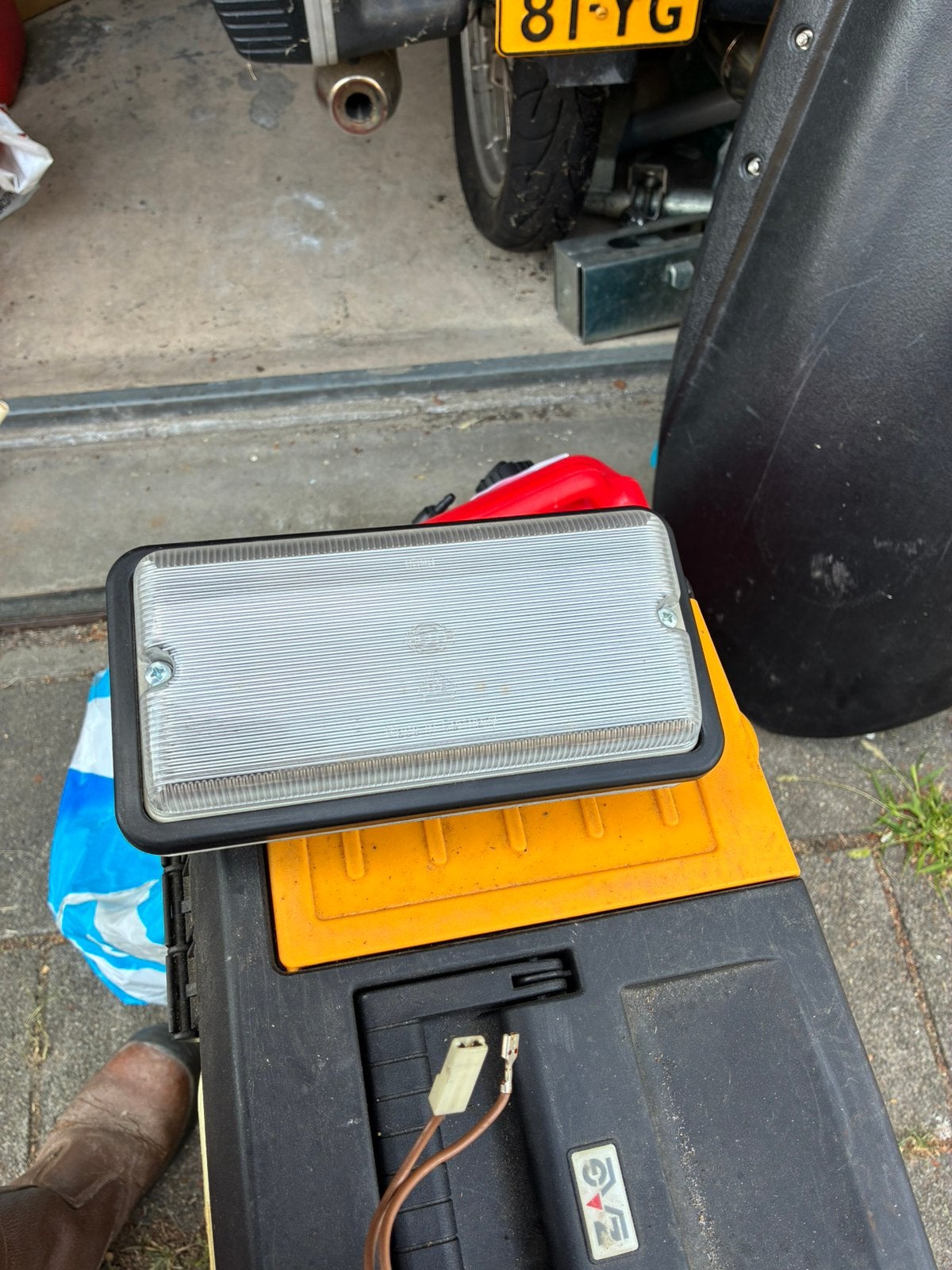 Caravan voortent lamp inbouw ,, Ophalen of Verzenden, Carrosserie en Plaatwerk