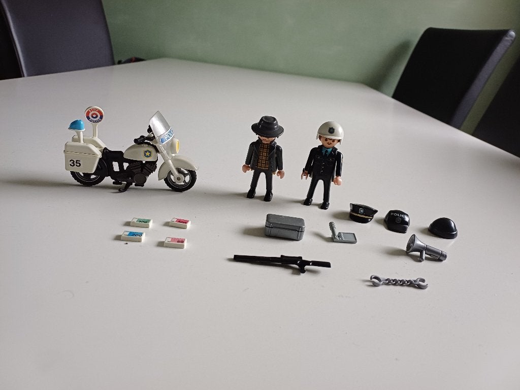 Playmobil Meeneemkoffer politieset - 5891, Gebruikt, Complete set, Ophalen of Verzenden, Figuren