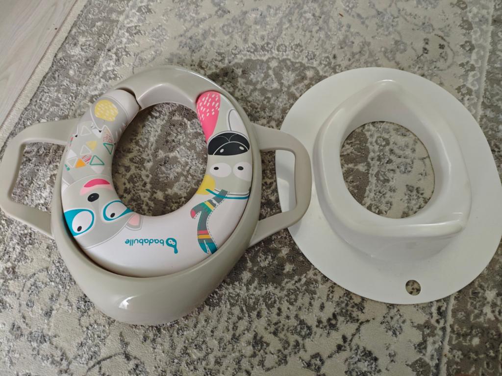 Badabulle wc-bril verkleiner met handvatten, Ophalen, Zo goed als nieuw
