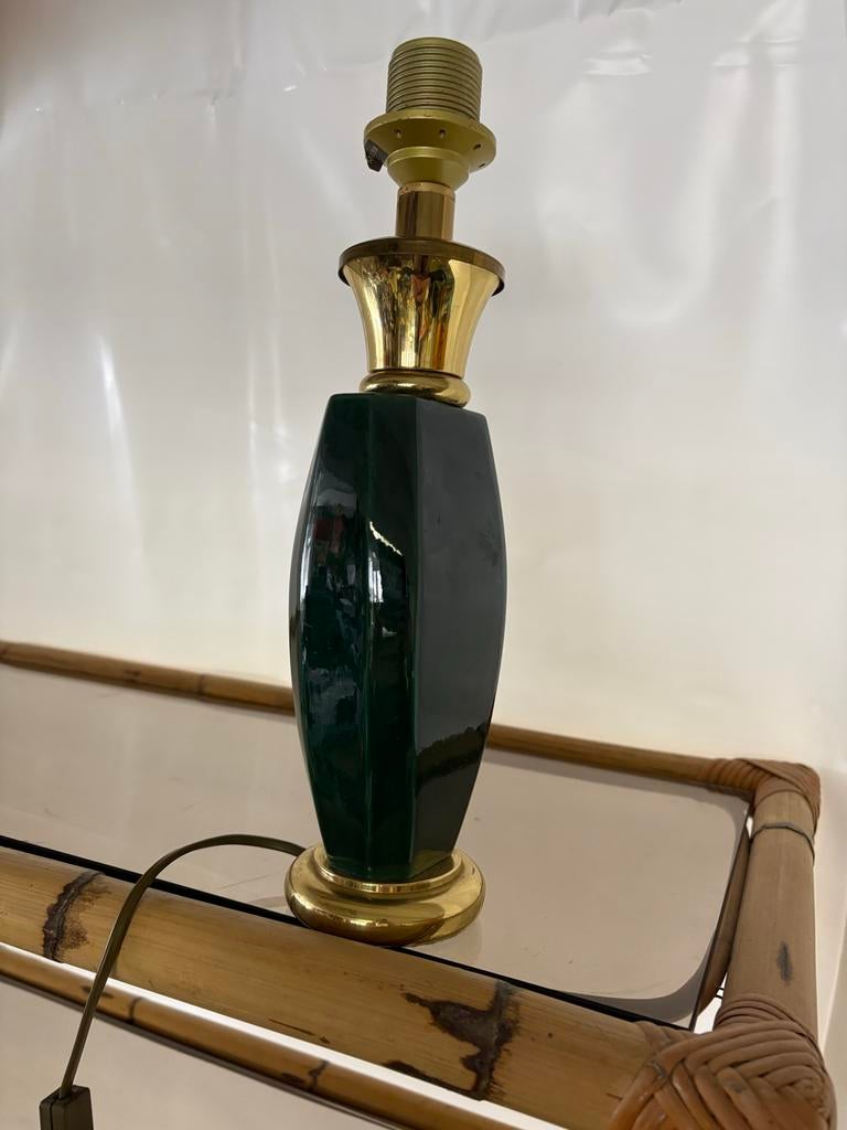 Vintage Tafellamp Le Dauphin France, Ophalen of Verzenden, Gebruikt, Metaal, Minder dan 50 cm