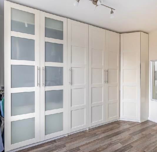 IKEA Pax kledingkast met deuren en planken, Ophalen, 200 cm of meer, Zo goed als nieuw, Overige houtsoorten