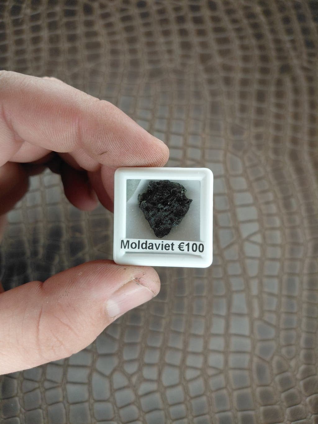 Uniek stukje Moldaviet aanbieding €70, Verzenden, Nieuw, 17 tot 18