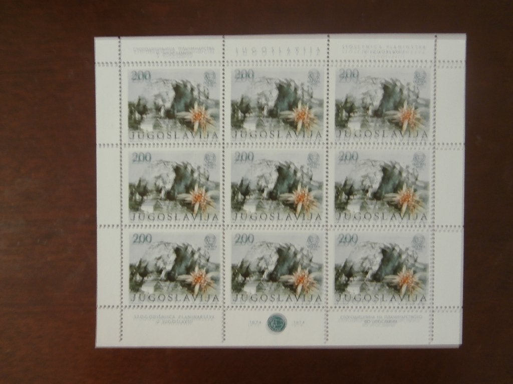 JOEGOSLAVIE 1974; VELLETJE BERGBEKLIMMEN, Verzenden, Joegoslavië, Postfris