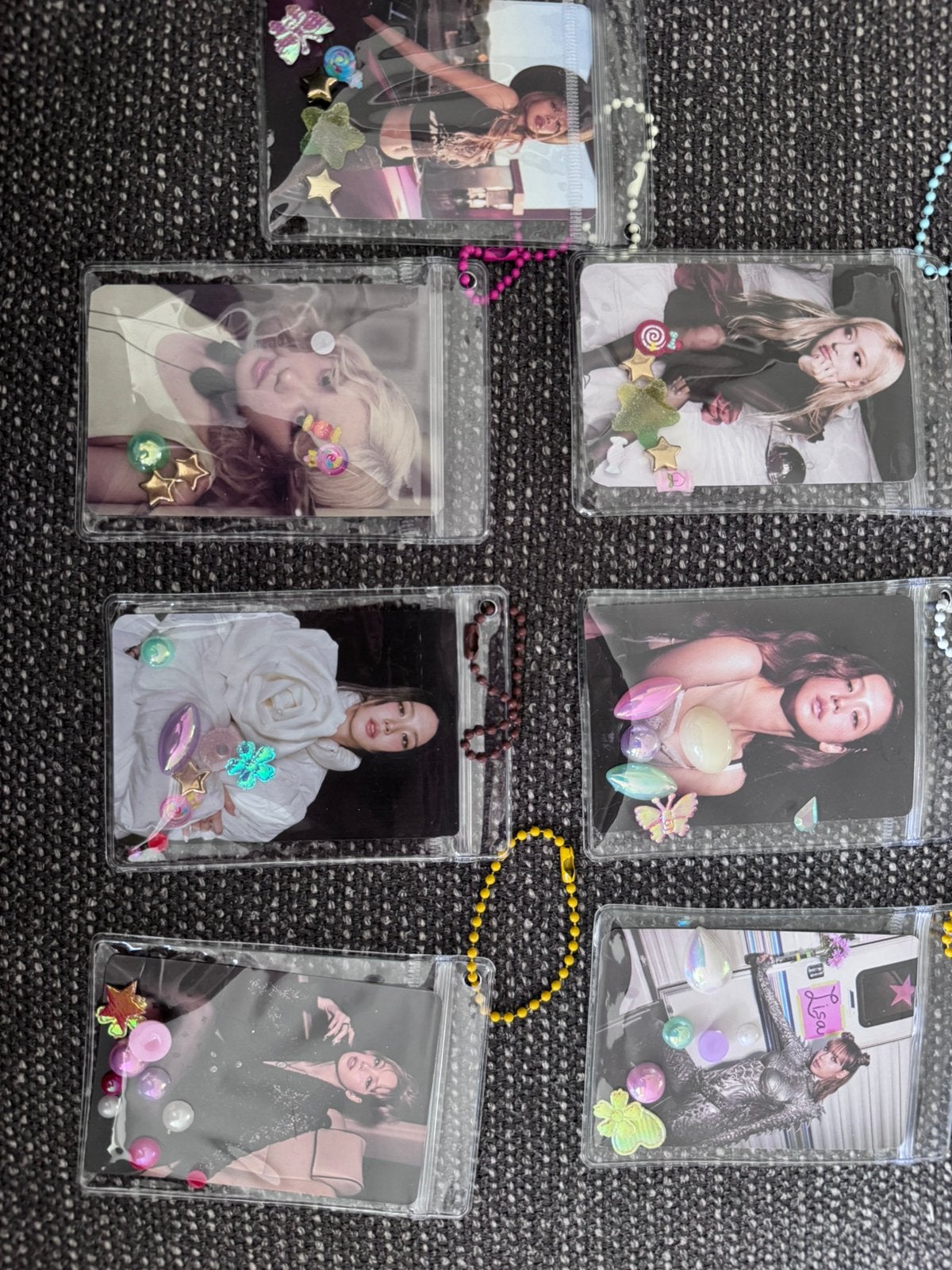 Blackpink fotokaarten in zacht plastic houder, Ophalen of Verzenden, Zo goed als nieuw