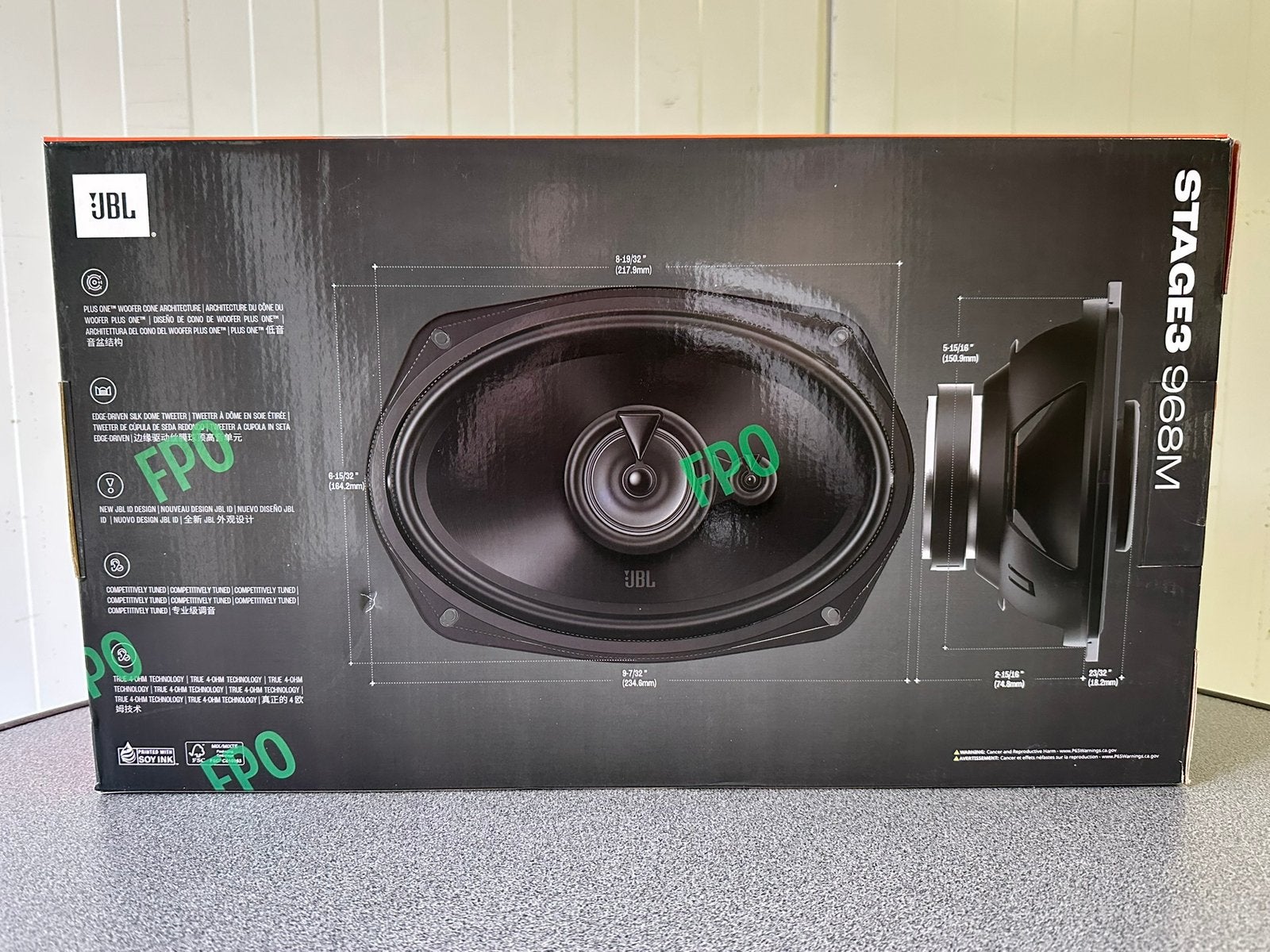 JBL Stage 3 968M Autospeakers ovalen speakers, Ophalen of Verzenden, Zo goed als nieuw
