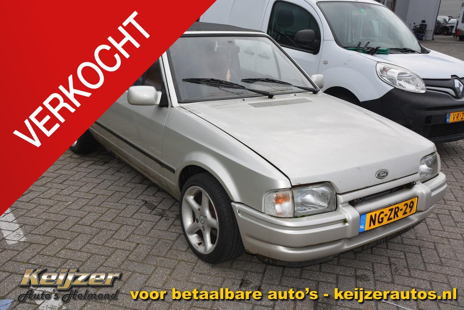 Ford Escort Cabrio 1.6 Ghia, Auto's, Voorwielaandrijving, Escort, Gebruikt, 4 cilinders