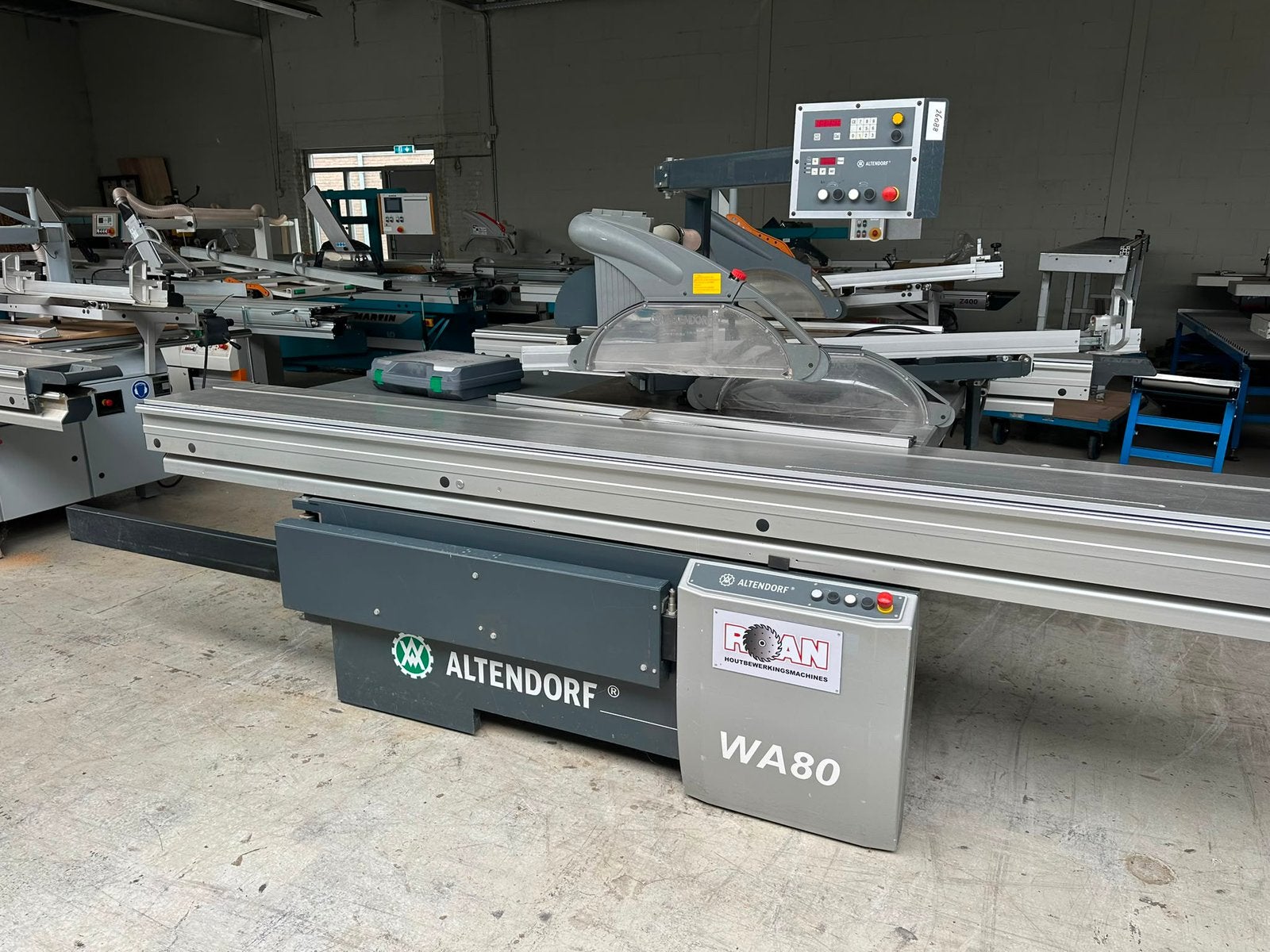 Altendorf formaatzaag WA 80, Gebruikt, 70 mm of meer, Overige typen, Ophalen of Verzenden