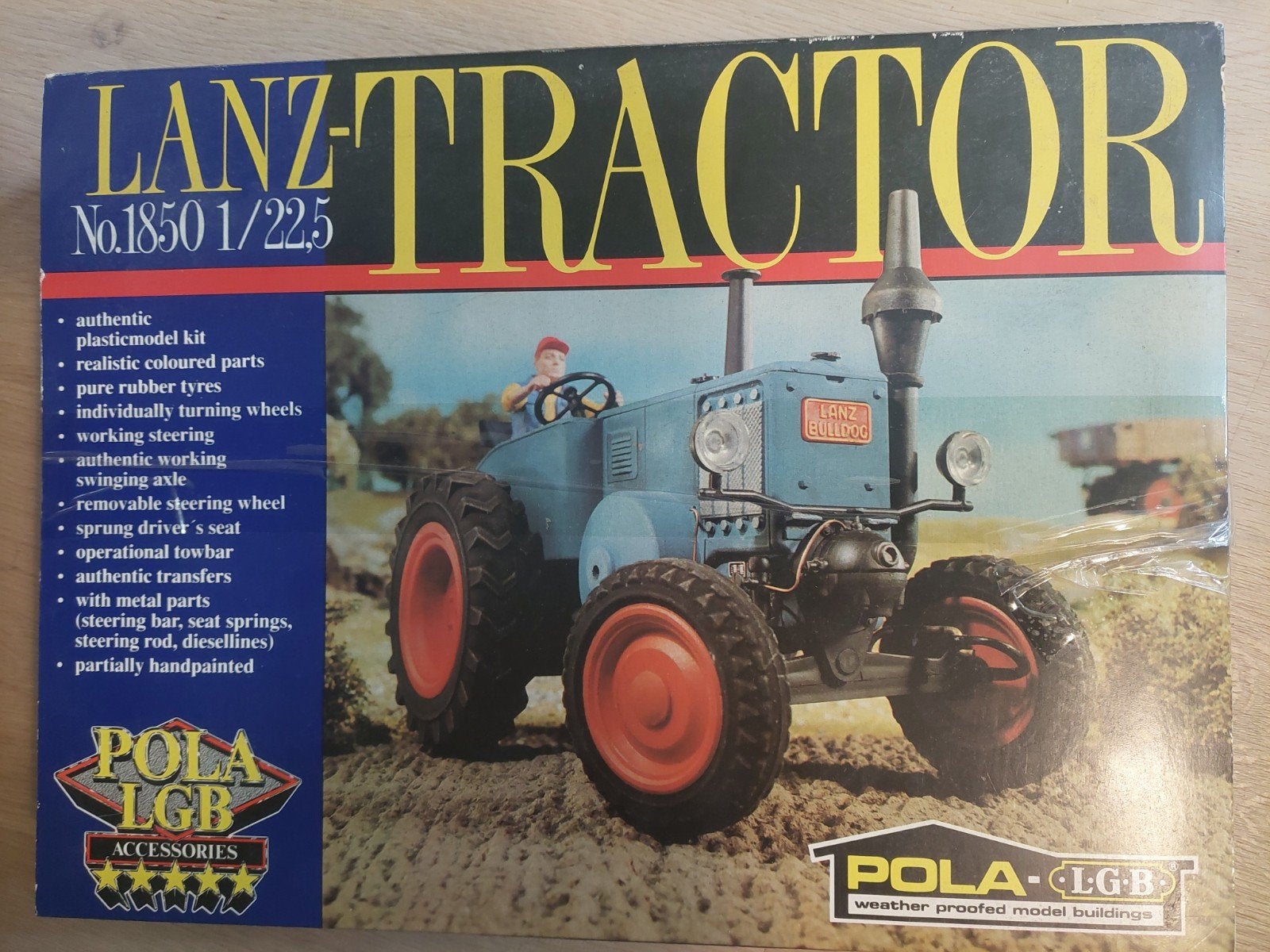 Bouwdoos Pola Lanz Tractor, Overige merken, Nieuw, Ophalen of Verzenden, Groter dan 1:32