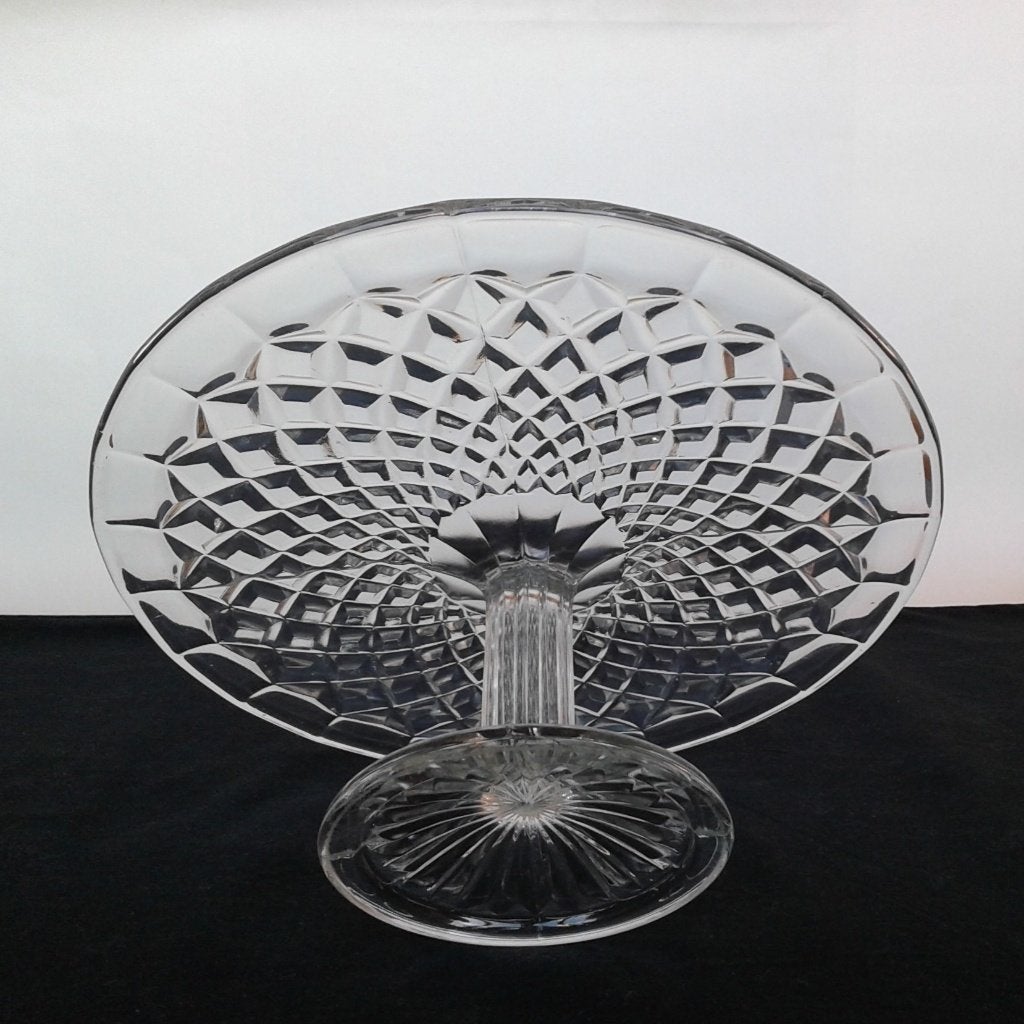 Taartschaal (2) Persglas Art Deco Vintage, Antiek en Kunst, Ophalen of Verzenden