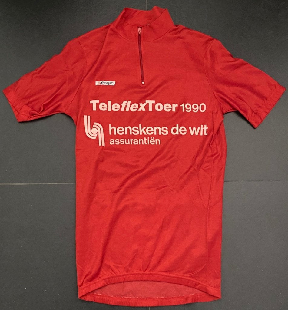 Wielertrui TELEFLEX TOER 1990 – JOHN DEN BRABER – winnaar, Ophalen of Verzenden, Overige typen