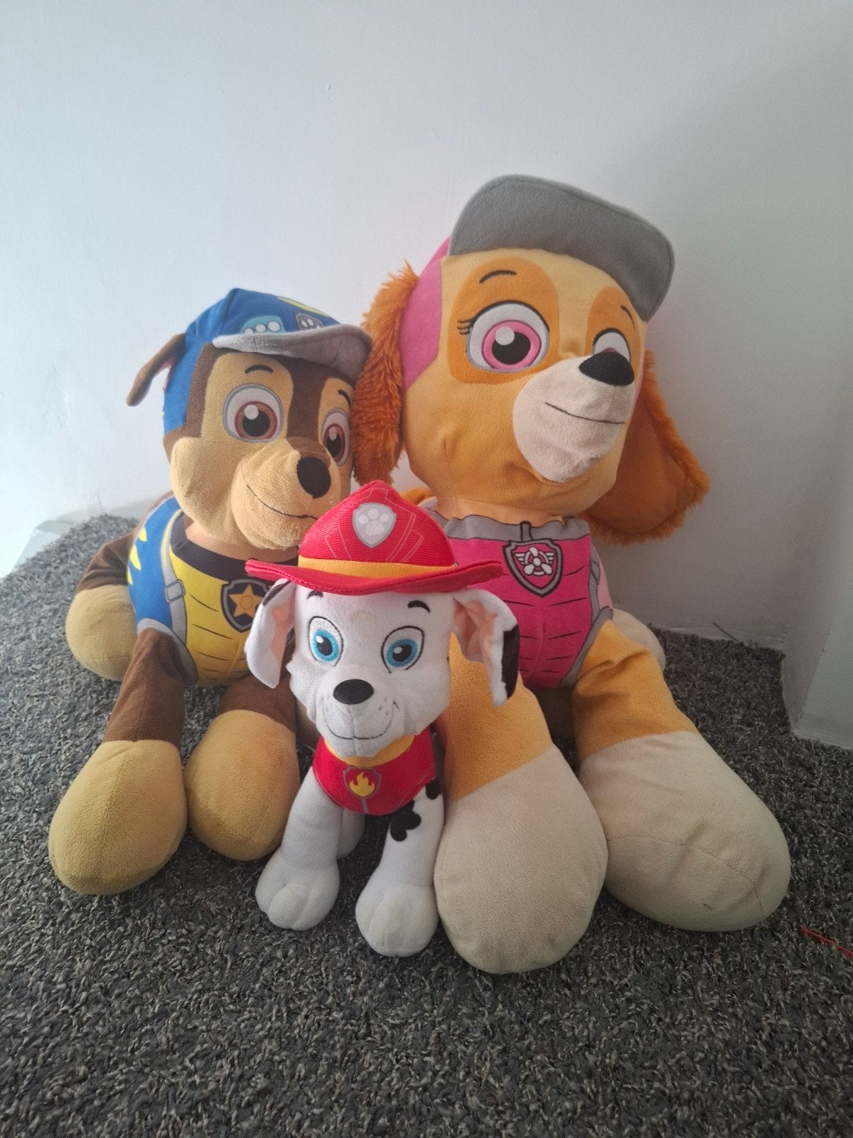 Paw Patrol knuffels 3 stuks, Ophalen, Hond, Zo goed als nieuw, Middelgroot (20 tot 80 cm)