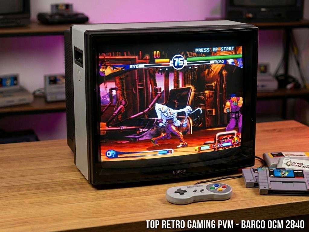 Barco OCM 2840 - 28" Profi-CRT PVM Retro-Gaming (RGB/SCART), Ophalen, Zo goed als nieuw, Audio