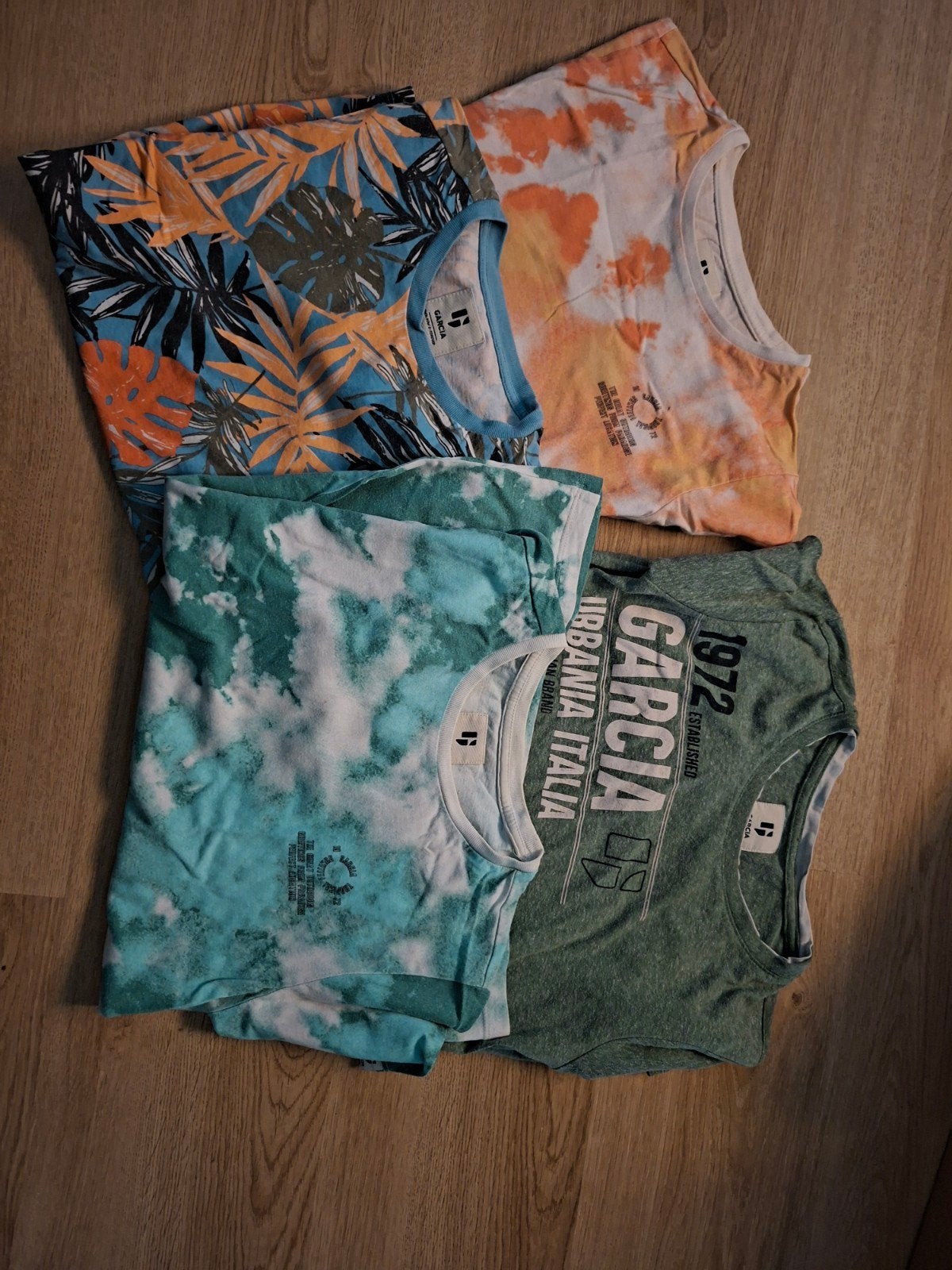 Garcia T-shirts maat 152/158 - Set van 4 jongens shirts, Ophalen, Gebruikt, Shirt of Longsleeve, Garcia