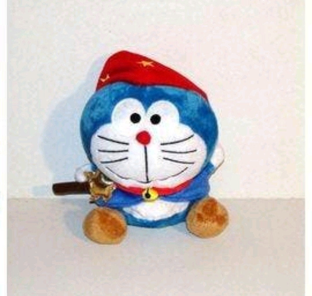 Nieuwe Doraemon Knuffel met Muts., Disney, Nieuw, Ophalen of Verzenden, Met label