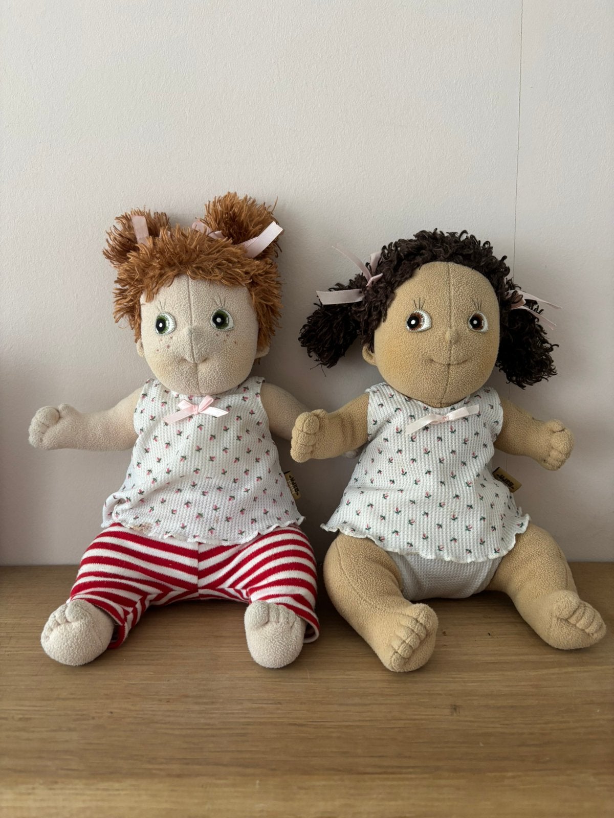 Nieuwe Rubens barn Ark poppen Cicci en Mimmi 44cm, Ophalen of Verzenden, Nieuw, Overige typen