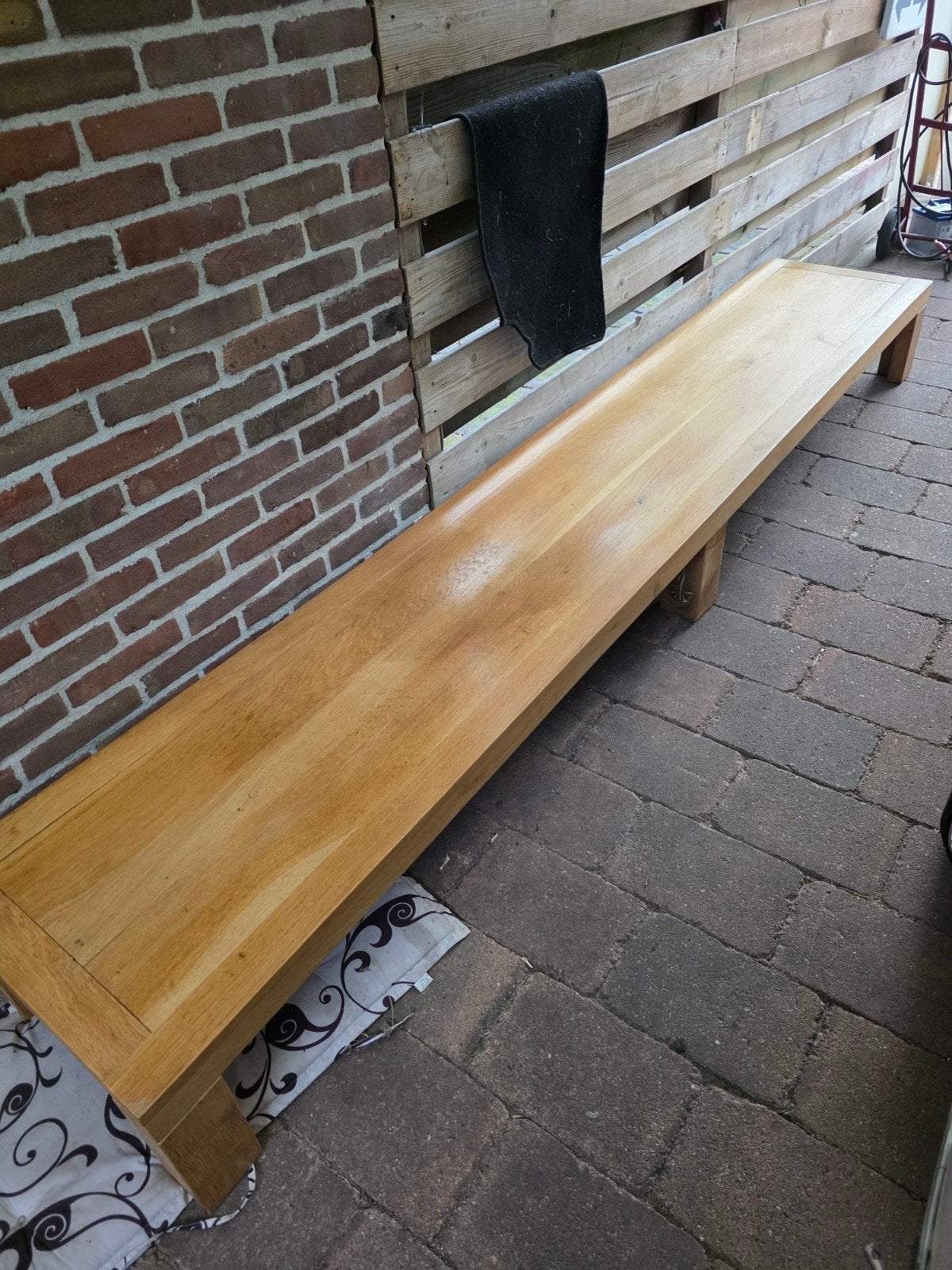Eiken tv tafel ., Doe-het-zelf en Verbouw, Hout en Planken, Eiken, Ophalen of Verzenden, Plank, 50 mm of meer