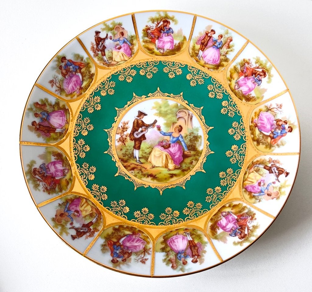 3 Porseleinen borden, Antiek en Kunst, Ophalen of Verzenden