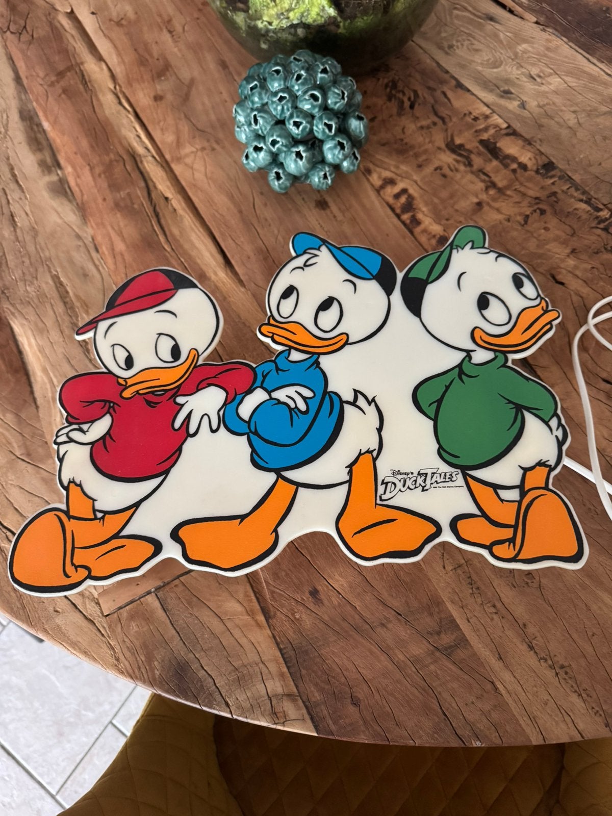 Kwik kwek en kwak lamp, Ophalen of Verzenden, Overige figuren, Zo goed als nieuw, Beeldje of Figuurtje
