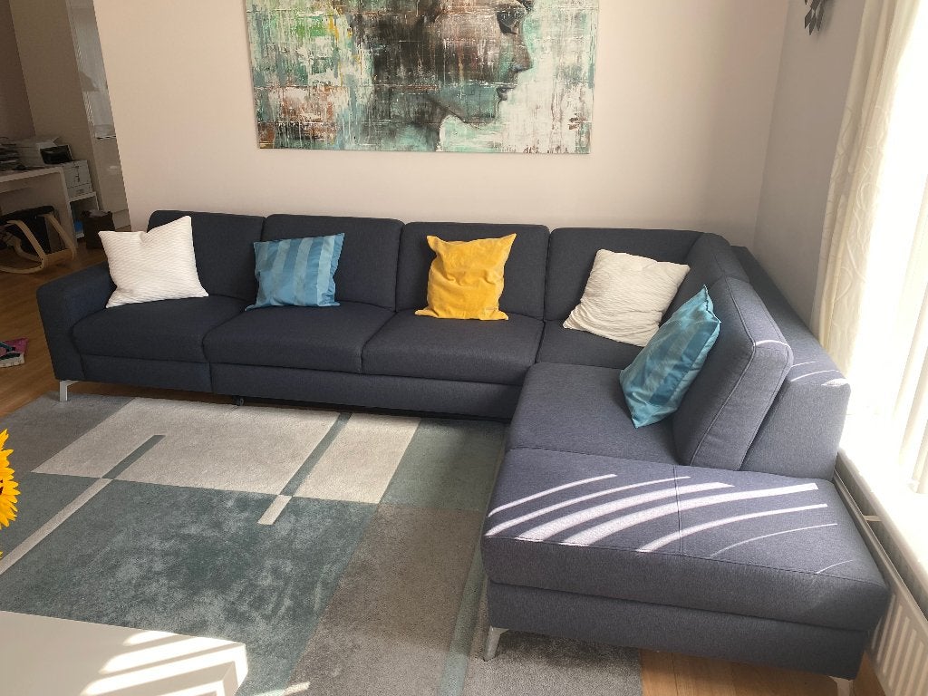 Hoekbank Henders&Hazel met opbergruimte en slaap, Ophalen, Gebruikt, Hoekbank, 300 cm of meer