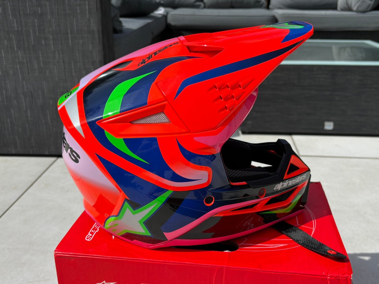NIEUW Alpinestars SM3 Deegan crosshelm motocross jeugd kind, Overige merken, Kinderen, Offroadhelm, Ophalen of Verzenden