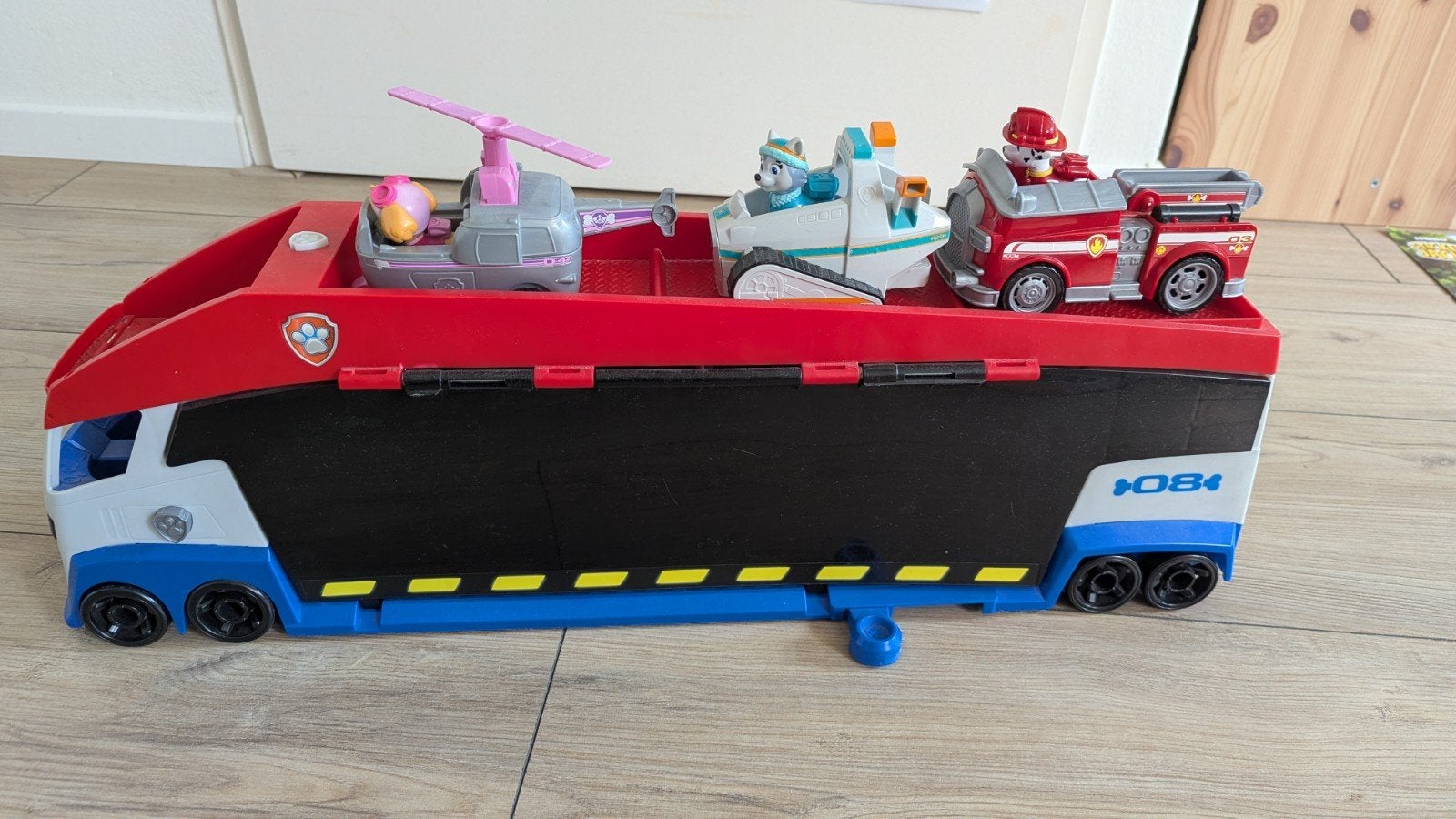 Paw Patrol Verzameling: Paw Patroller & Pups met Voertuigen, Ophalen of Verzenden, Gebruikt
