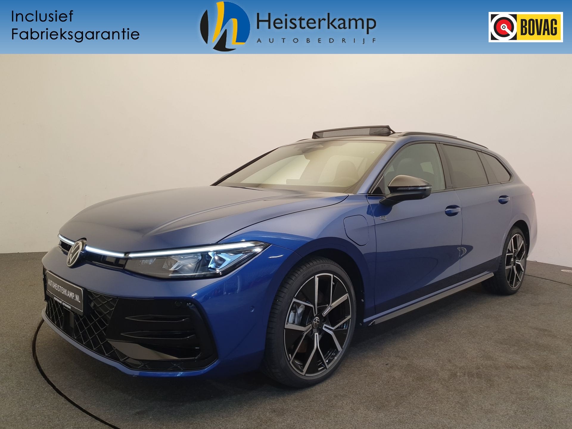 Volkswagen Passat Variant 1.5 eHybrid 272pk R-Line Edition P, 12 maanden, Zwart, Blauw, Leder