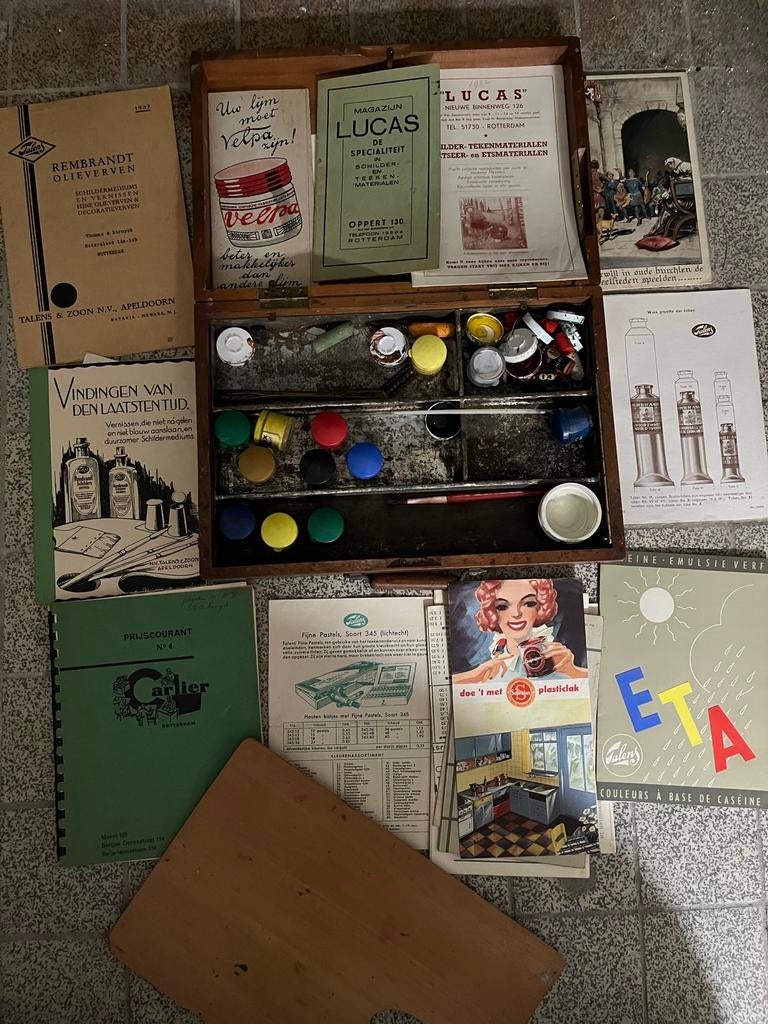 Vintage Schilderspullen Collectie - Talens & Lucas, Hobby en Vrije tijd, Schilderen, Ophalen of Verzenden, Gebruikt, Overige typen
