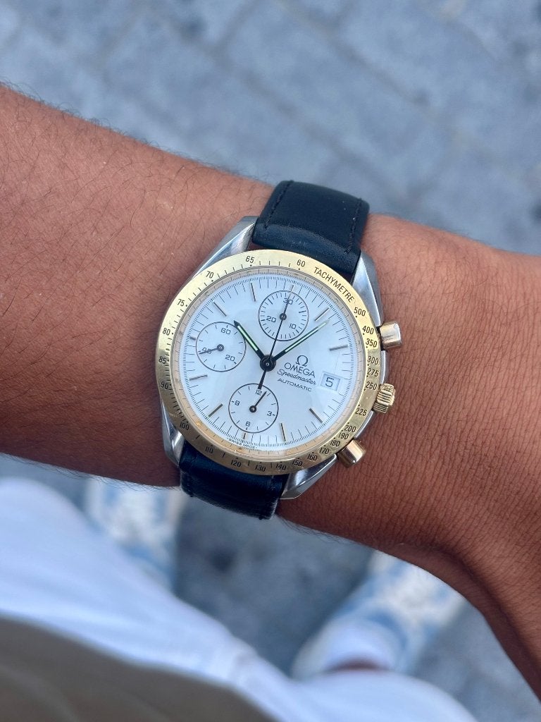 Omega Speedmaster 175.00.43, Sieraden, Tassen en Uiterlijk, Horloges | Heren, Ophalen, Leer, Polshorloge, Zo goed als nieuw