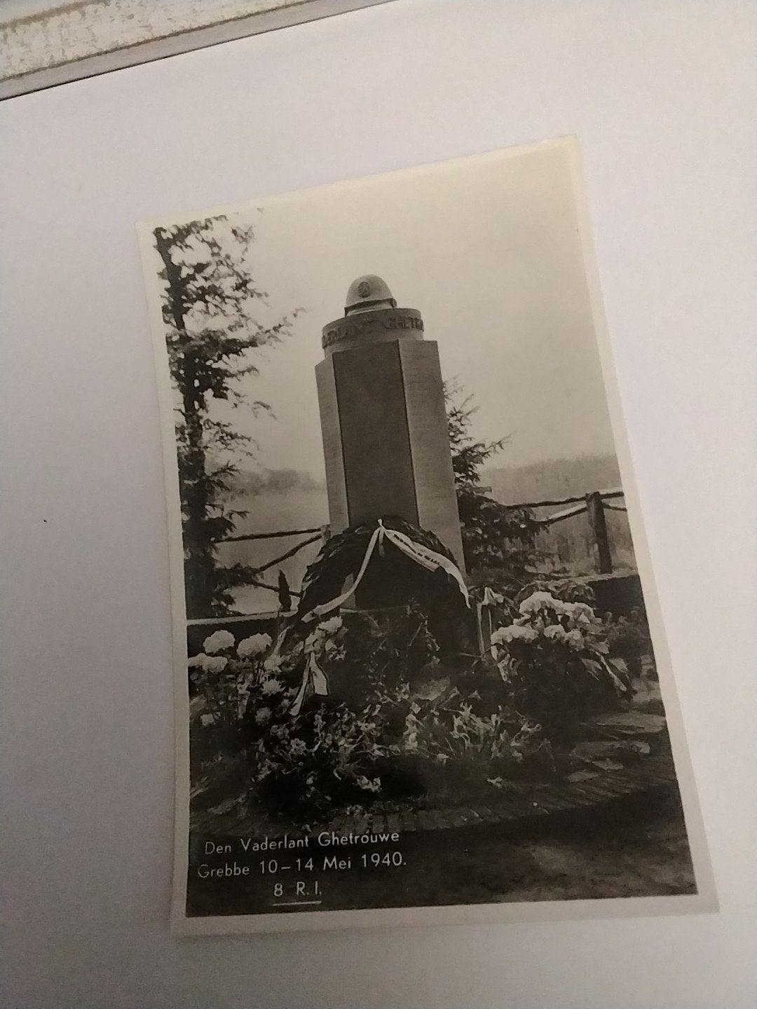 Monument Grebbeberg 1940 - 'Den Vaderlant Ghetrouw, Verzamelen, Ophalen of Verzenden, Voor 1940, Overige onderwerpen