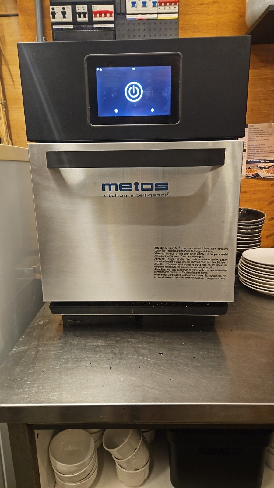 1 jaar oud,  Oracle Oven Metos 400V - Convectie & Magnetron, Ophalen, Minder dan 45 cm, Horeca-oven, Zo goed als nieuw