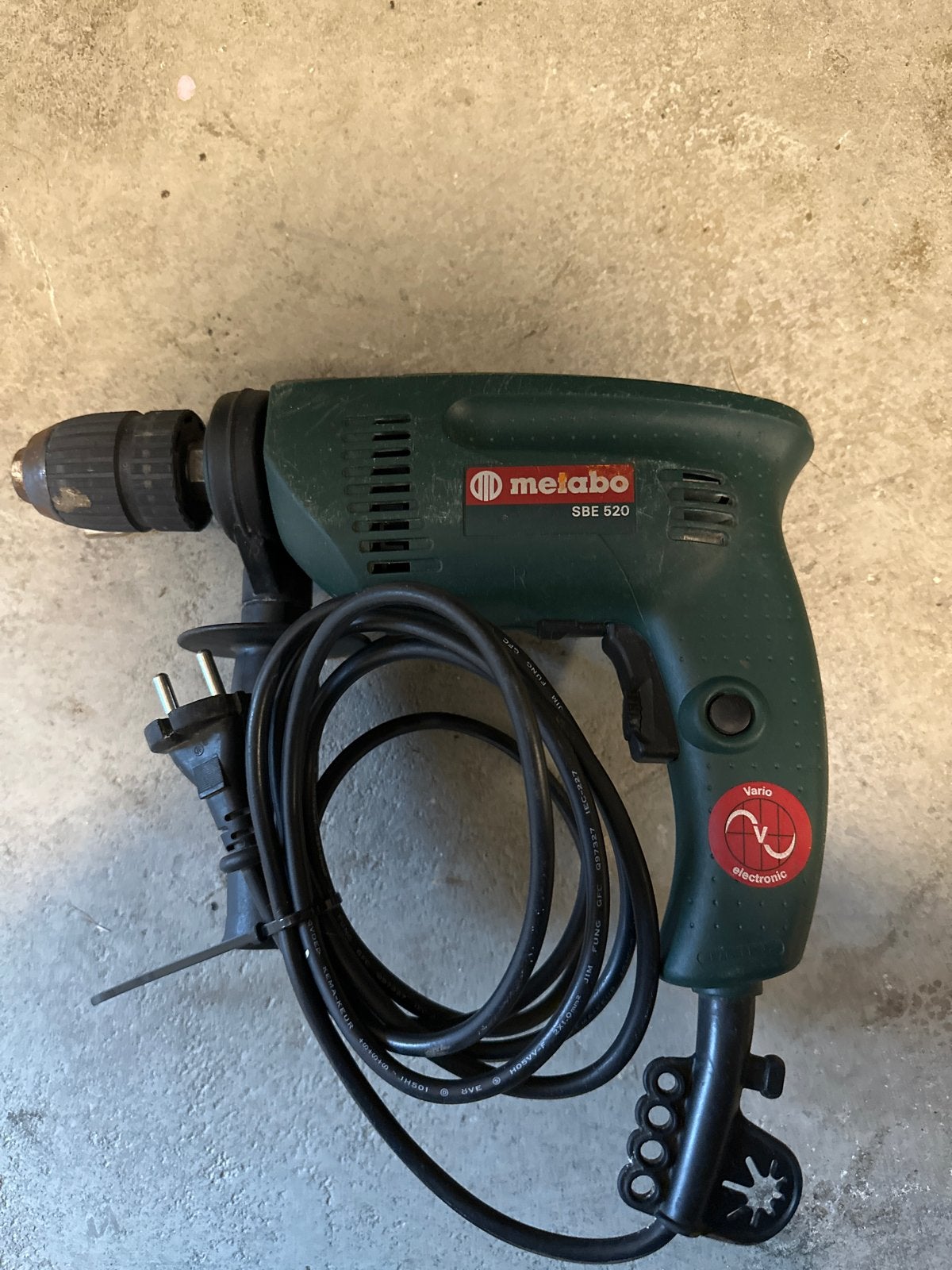 Metabo SBE 520 Klopboormachine - Gebruikt, Gebruikt, Klopboormechanisme, 400 tot 600 watt, Ophalen