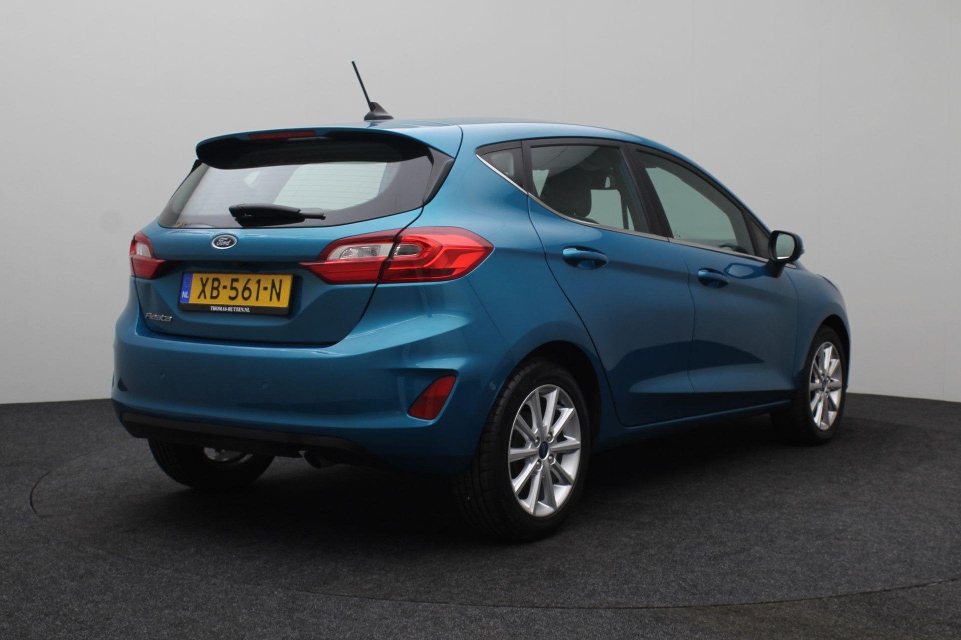 Ford Fiesta 1.0 EcoBoost Titanium 2018 | Goed Onderhouden |, Gebruikt, Euro 6, Blauw, 49 €/maand