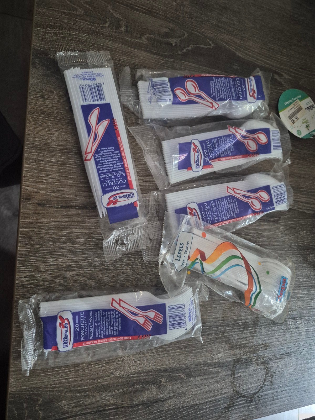 nieuw weggooi bestek, Ophalen of Verzenden, Nieuw
