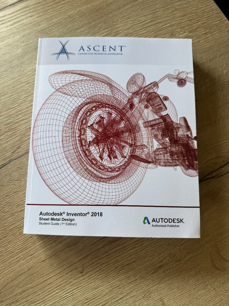 Autodesk Inventor 2018 – Sheet Metal Design – ASCENT, Boeken, Informatica en Computer, Zo goed als nieuw, Programmeertaal of Theorie