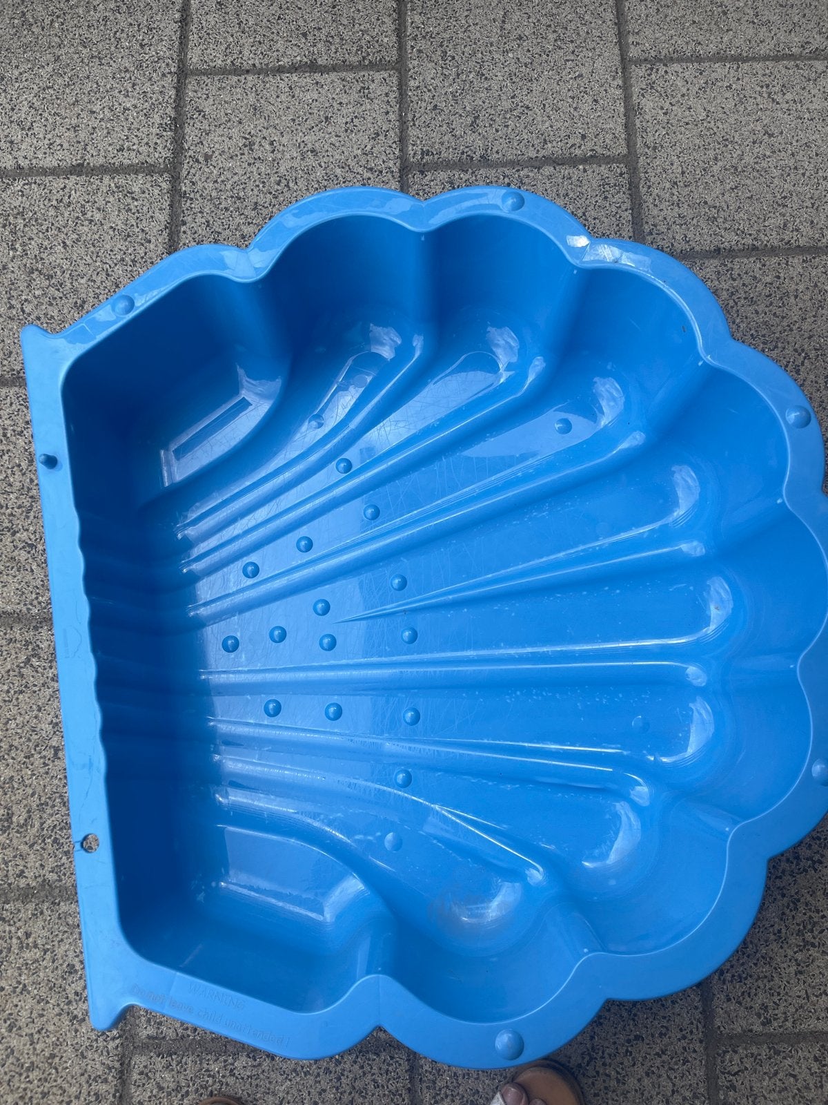 Schelp zand/waterbak voor kinderen, Ophalen, Gebruikt