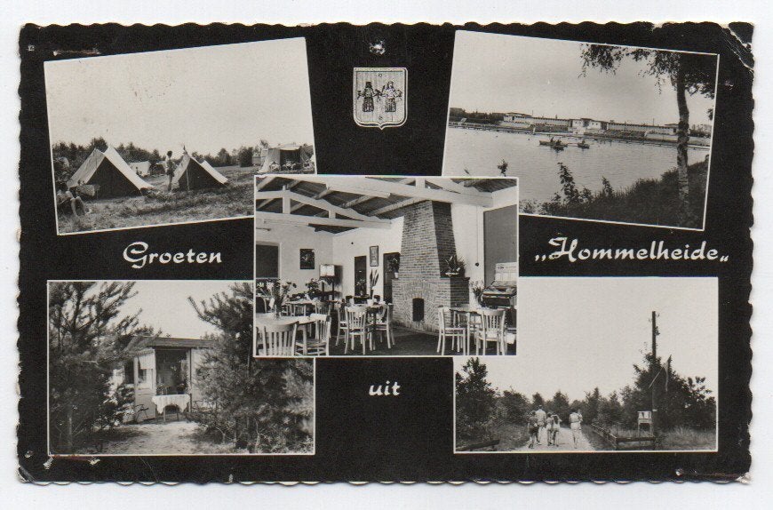 Susteren Camping Hommelheide 1962, Ophalen of Verzenden, 1960 tot 1980, Gelopen, Limburg