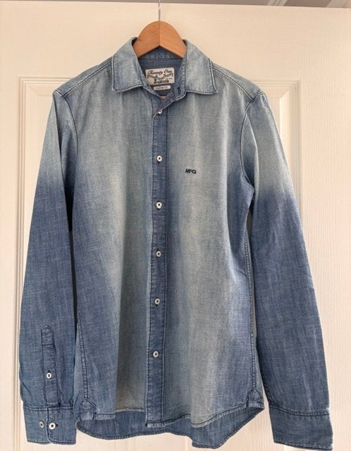 Jeans overhemd McGregor maat S, Halswijdte 38 (S) of kleiner, Ophalen of Verzenden, Zo goed als nieuw, McGregor