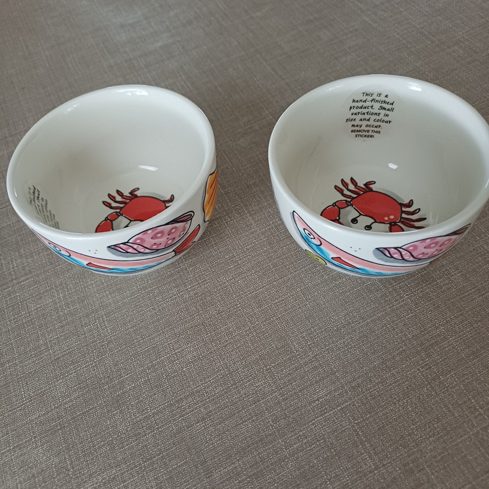 2 Blond Amsterdam schaaltjes La Plage, 8 cm, Nieuw, Ophalen of Verzenden, Schaal of Schalen, Overige stijlen