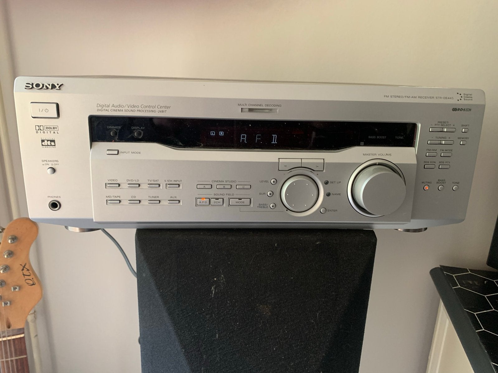Sony STR-DE445 FM Stereo/FM-AM Receiver, Gebruikt, Verzenden, Sony, 120 watt of meer