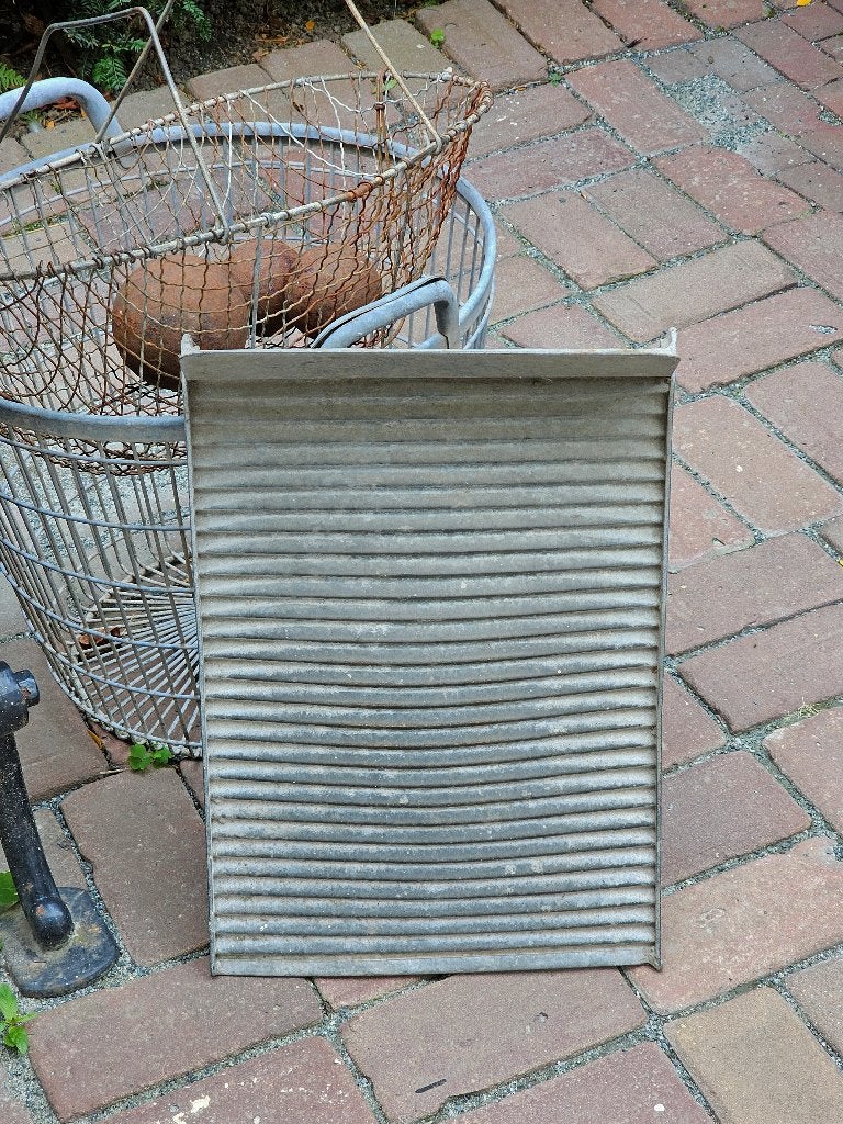 Antiek zinken wasbord / zink oud              (11), Ophalen of Verzenden