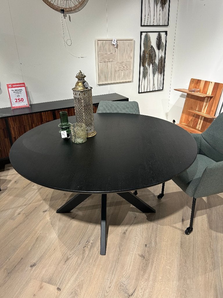 Eettafel Blackstone, Ophalen, Zo goed als nieuw, Minder dan 4 stoelen